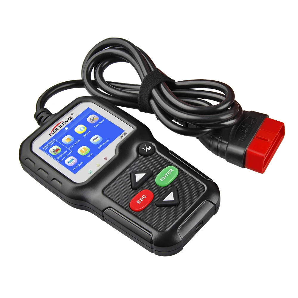 OBD2 сканер KONNWEI KW680S автоматический диагностический инструмент полная функция автоматический сканер многоязычный OBD 2 считыватель кодеров