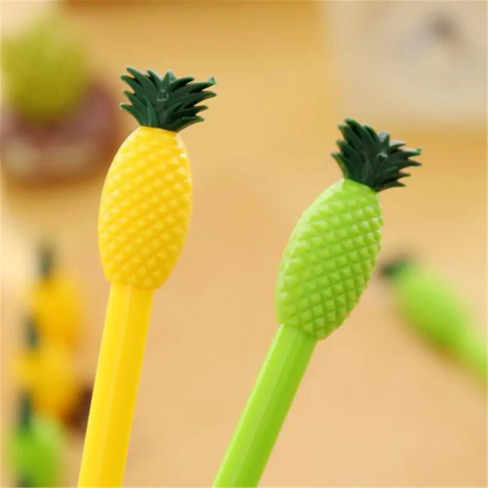 1 шт. креативные милые корейские Канцтовары стираемые гелевые ручки с ананасом