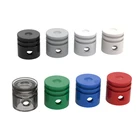 Одиночная распродажа, строительные блоки 2851, поршень технического двигателя, круглые кирпичи, коллекция, модульные игрушки GBC для технической мощности, 1 шт.