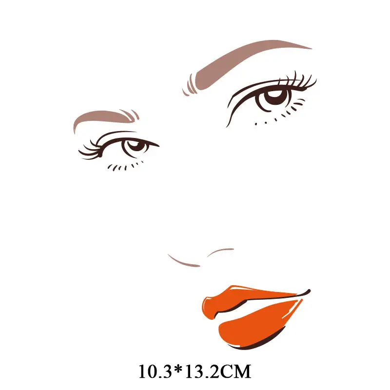 ZOTOONE сексуальные дамские термопереводные наклейки для одежды патчи верхней