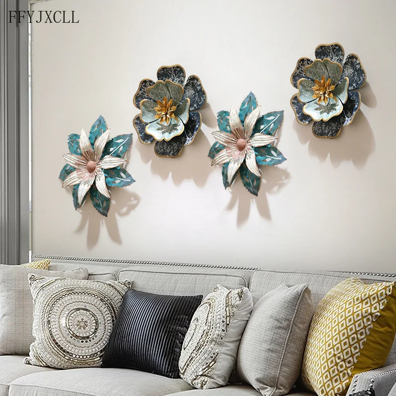

Pastoral Dining Room Wall Decoration 3D Wrought Iron Wall Hanging Creative Living Room Home Decoration Pendant