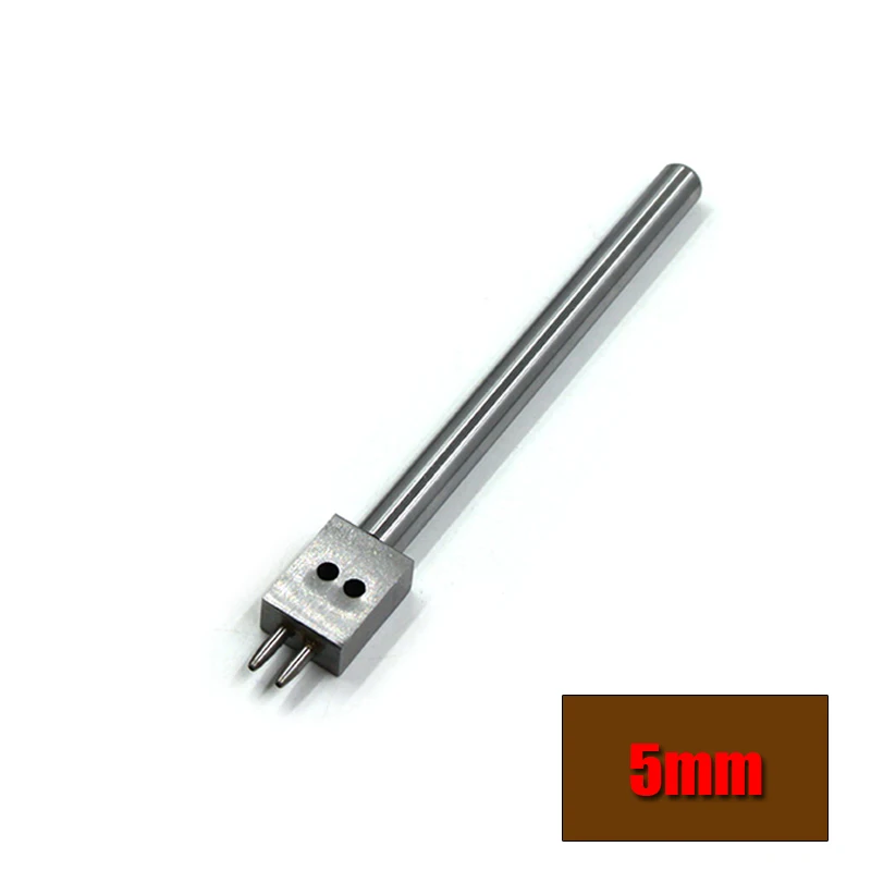 RX103-5mm-2hole 4, 5, 6, 8 мм расстояние кожаных Дырокол DIY ручной Перфорированный Круглый прошивка Дырокол Инструменты дырокол кожа Пробивной инструмент 2/4/6/отверстие - Цвет: RX103-5mm-2hole