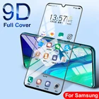 Защита экрана для Samsung Galaxy A10 A20 A50 закаленное стекло для Galaxy A 10 20 50 9D полностью клеящаяся Защитная пленка с защитой от синего света