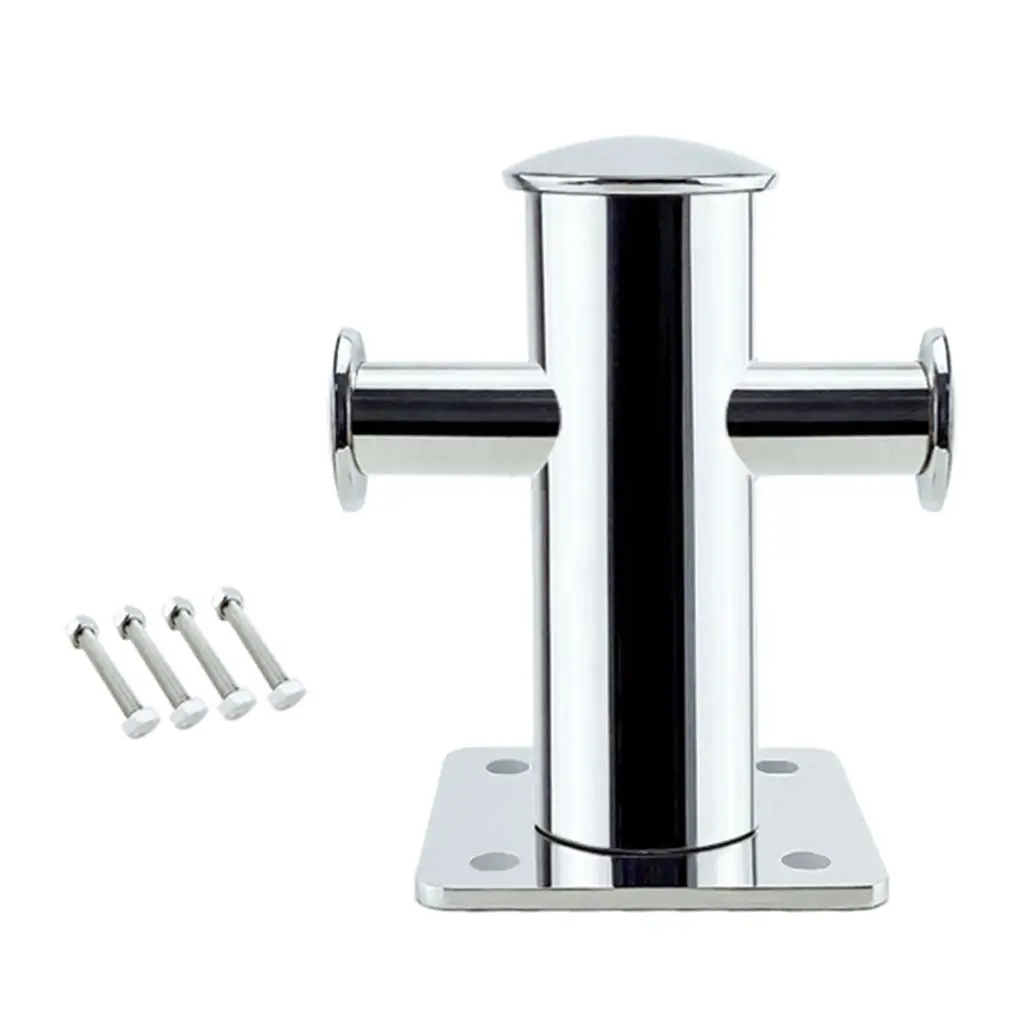 

Premium 316 Stainless Steel M Samson Post Single Cross Bollard 195mm for Boat Yacht