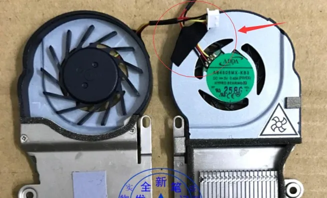 3-wire module Ноутбук процессор радиатор вентилятор охлаждения для Acer Aspire One 522H 722H 522 722 радиатор вентилятор AB4605HX-KB3 EF40050V1-C030-G99 - Цвет: 3-wire module