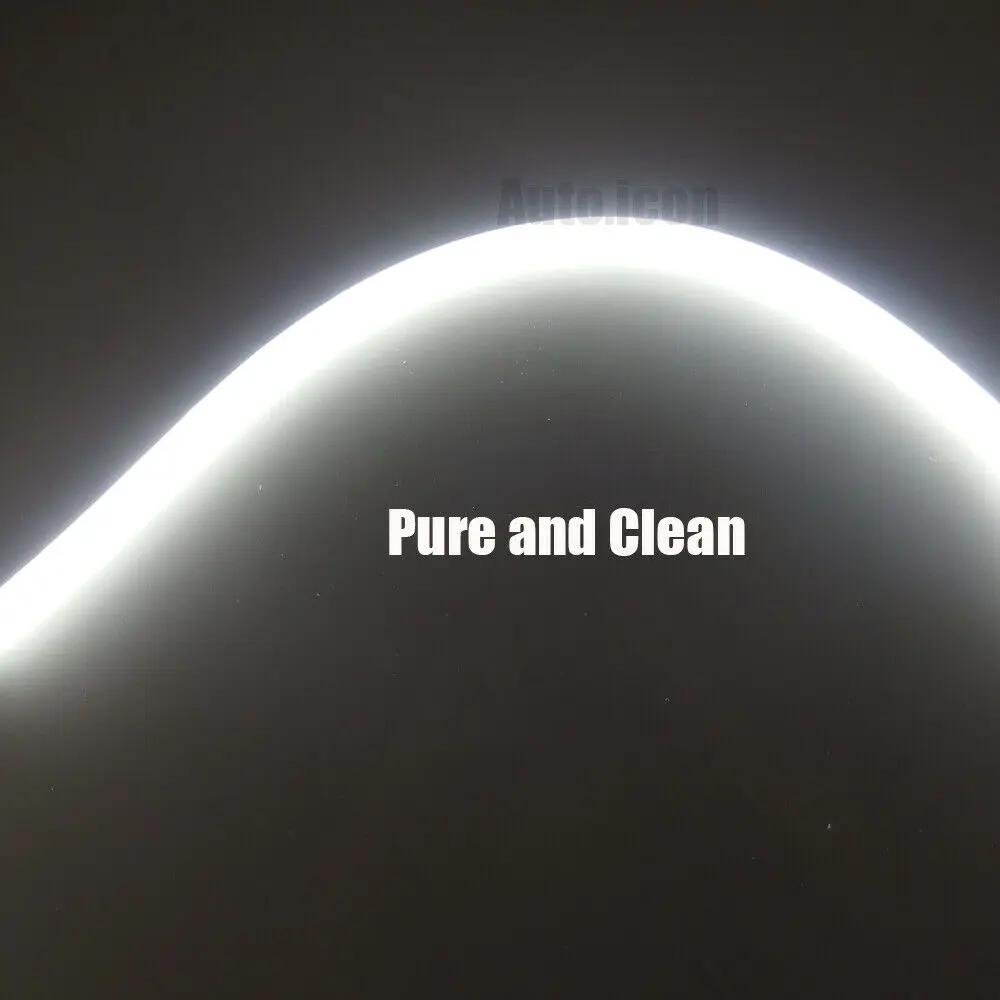 GTinthebox 2 шт Гибкая Автомобильная мягкая Трубная направляющая Опора Светодиодная