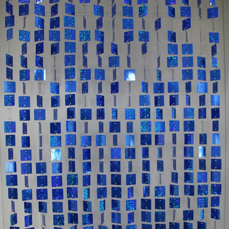 10 м DIY лазерные пайетки подвесные украшения модные занавески для интерьера дома