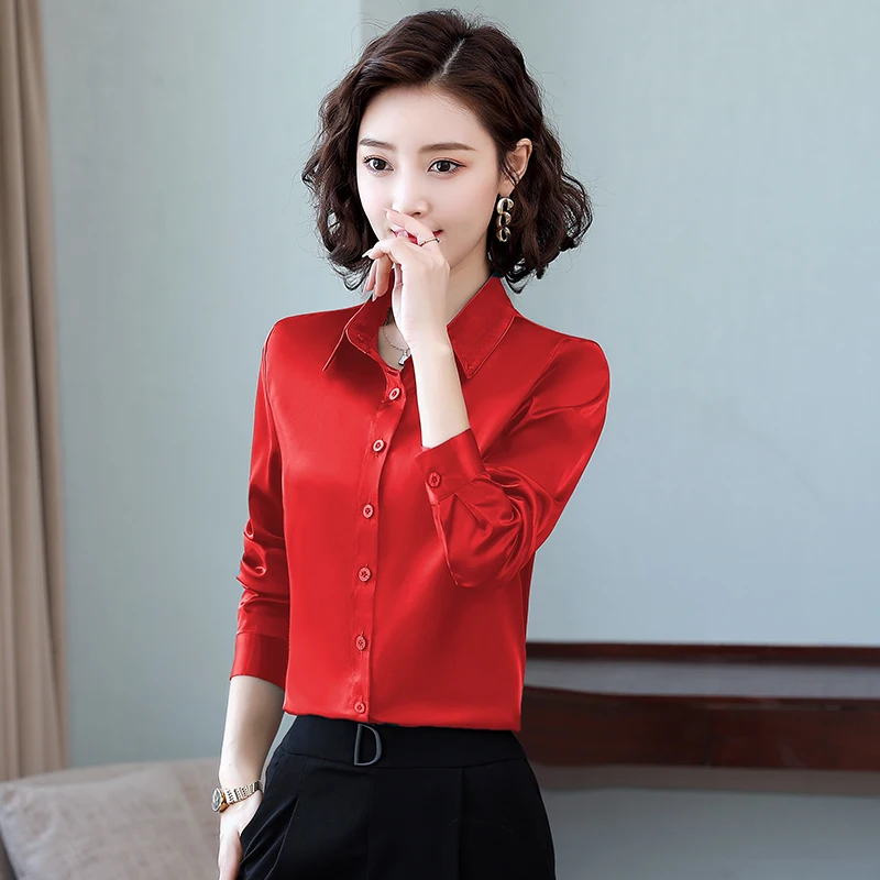 TingYiLi M-4XL Женская Фотографическая рубашка с длинным рукавом в Корейском стиле