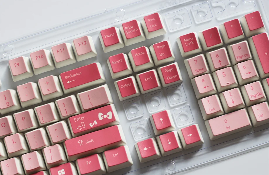 PBT сублимационные корейские колпачки для ключей с подсветкой 104 клавиш Cherry Mx переключатели колпачки для ключей съемник для механической клавиатуры