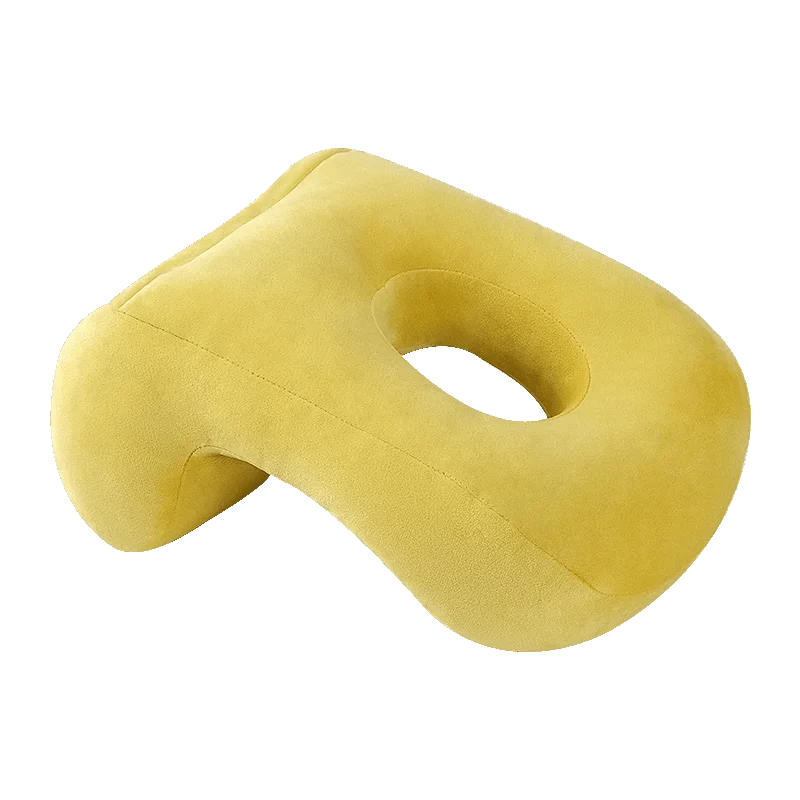 Подушка из пены с эффектом памяти, Настольная Подушка с ворсом, с полым дизайном, идеально подходит для лица, пуховая подушка, поддержка спины, съемный моющийся чехол 20