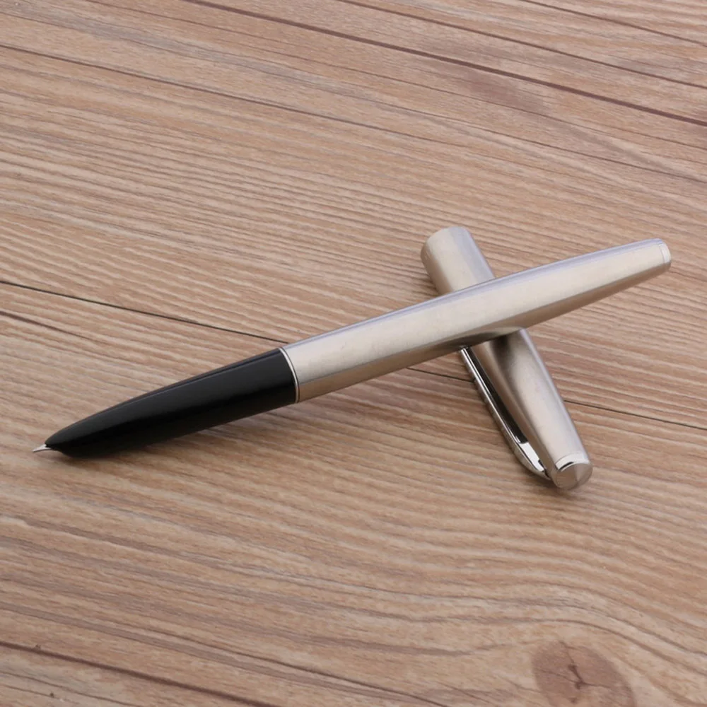JINHAO классическая серебряная перьевая ручка