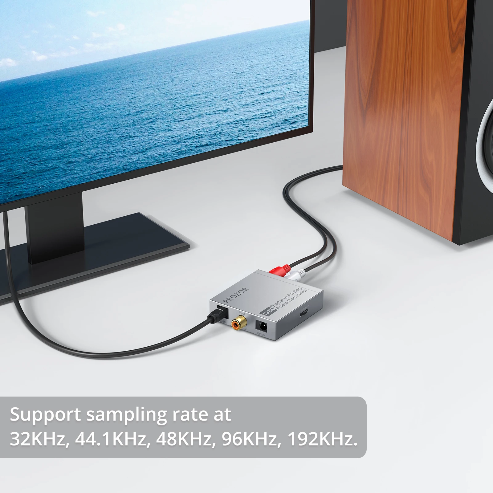 Neoteck Grey Mini цифро-аналоговый преобразователь 192 кГц DAC поддержка регулятора