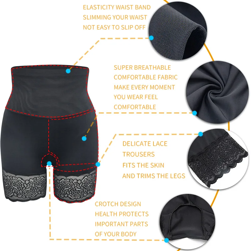 Корректирующее белье с завышенной талией утягивающее для талии боди-шейпер