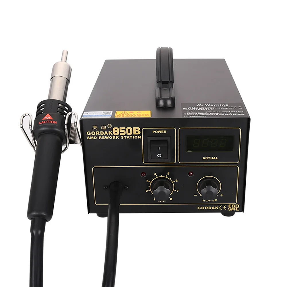 GORDAK-850B станция для распайки горячим воздухом воздушный насос с постоянной