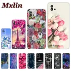 Чехол для телефона OPPO Realme Narzo 50i 6,5 дюйма с принтом, Модный мягкий силиконовый чехол с цветами, задняя крышка для Realme Narzo 50i 2021, бампер