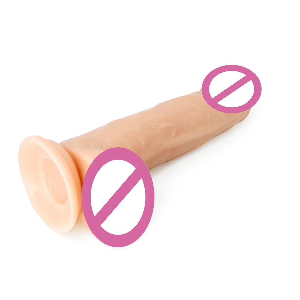 Реалистичный мягкий Желейный фаллоимитатор Анальная пробка пенис сильная