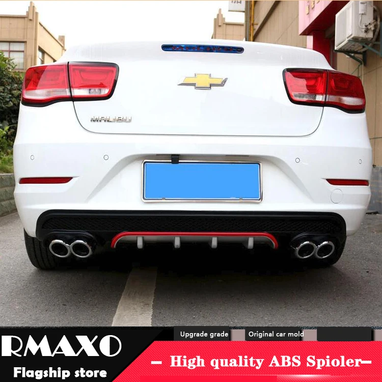 Спойлер для бампера Chevrolet Malibu 2016 2018 задний спойлер заднего ABS комплект