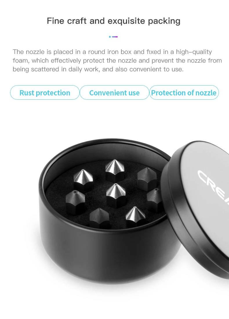 CREALITY 3D печать Медь плиточно-трескается и не отвердевает Сталь вверх-рынка