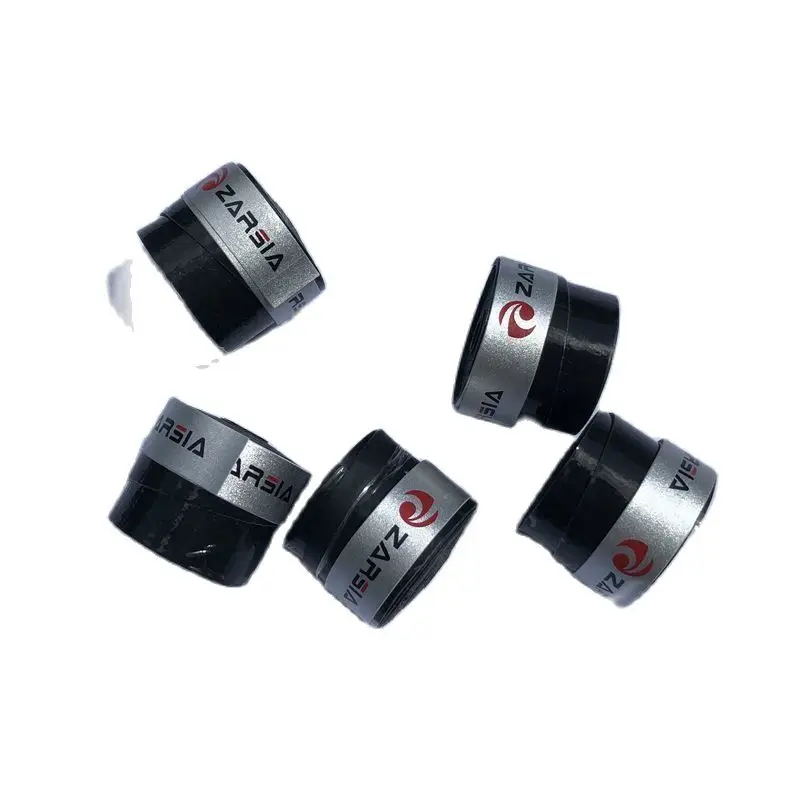 Черные липкие теннисные Захваты ZARSIA Нескользящие поглощающие пот захваты для