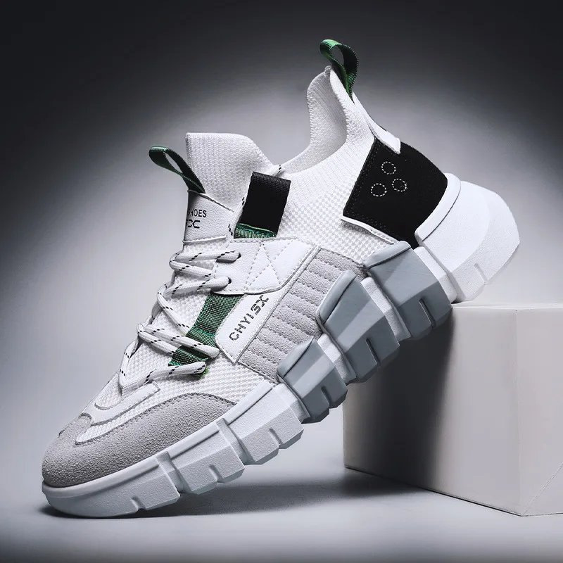 2020 new autumn men's running shoes Korean style trendy sports online popular ins super hot | Спорт и развлечения