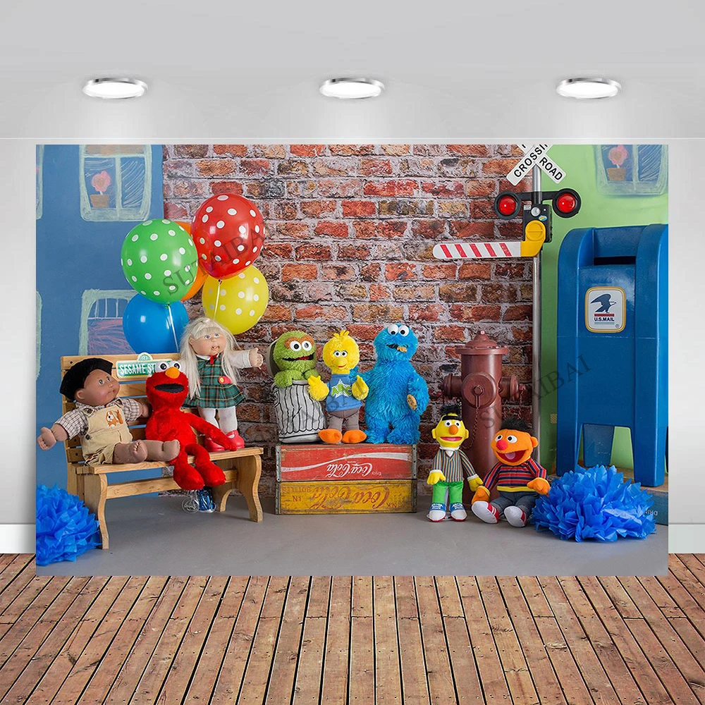 

Toy Party Photography Background Ballons Baby Birthday Photography Backdrops Kids Photo Studio Baby Decoration Fotograf