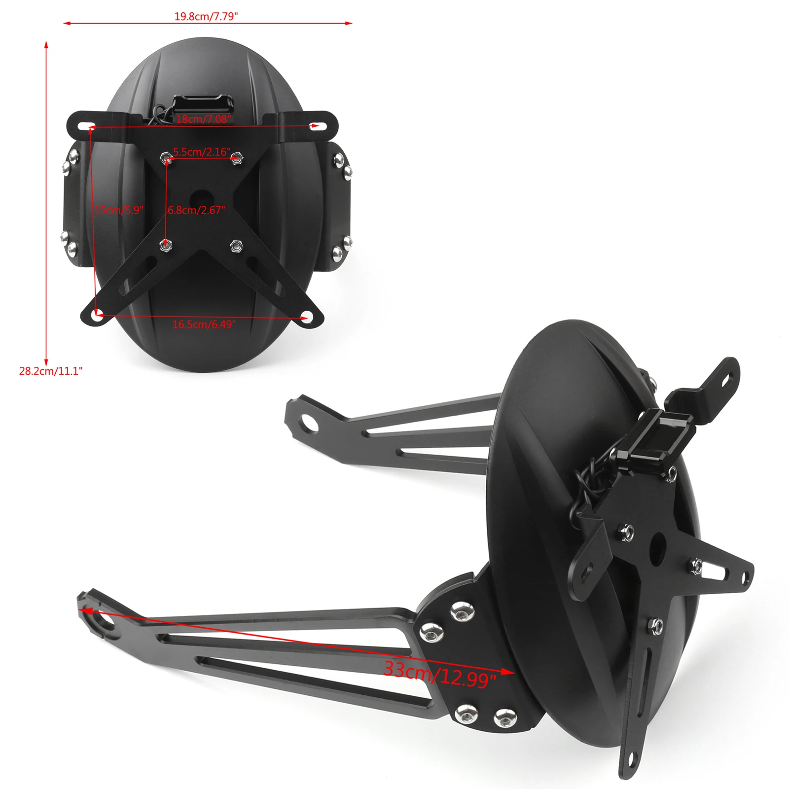 Artudatech заднее крыло для шин держатель номерного знака брызговик 200 390 аксессуары