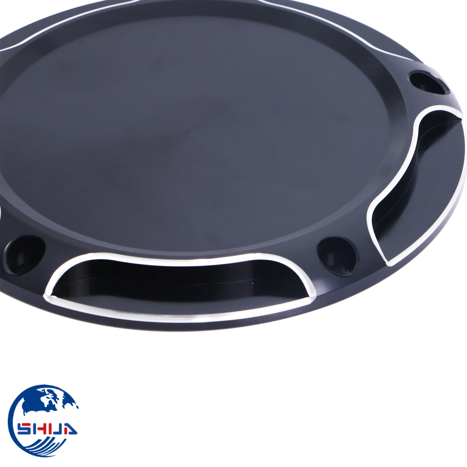 Черная алюминиевая крышка дерби для мотоцикла с 5 отверстиями и крышки таймера