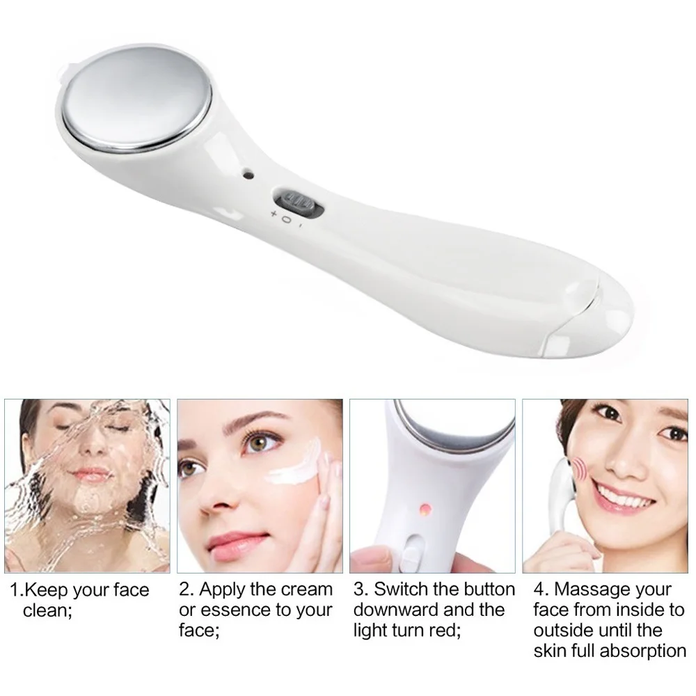 

Face Electric Facial Cleanser Ionic Massager With 2 Modes Beauty Skin Care Device