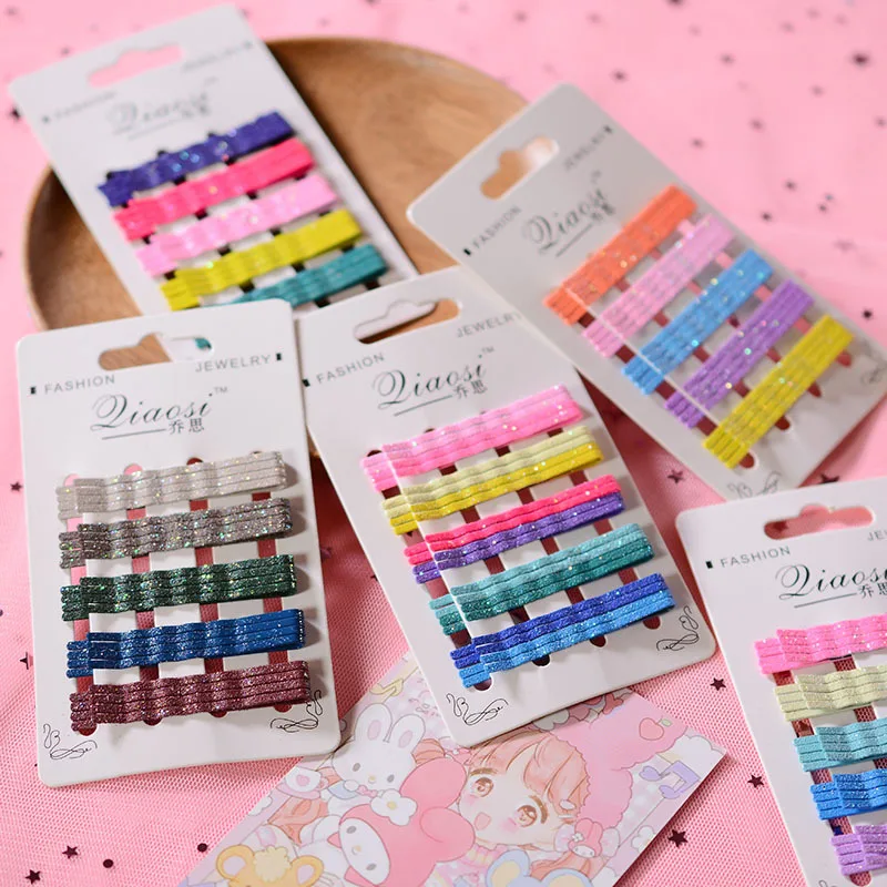 20 шт. блестящие заколки для волос свадебные волнистые металлические ювелирное