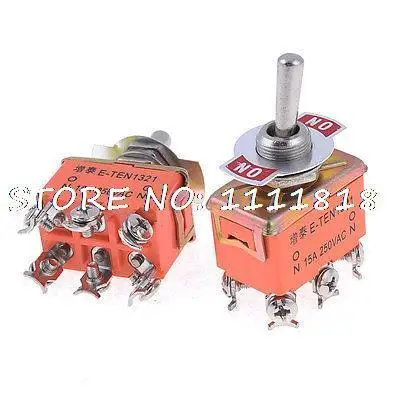 2 шт. AC 250V 15A 6 Pin терминалы вкл/выкл DPDT Блокировка тумблер|Выключатели| |