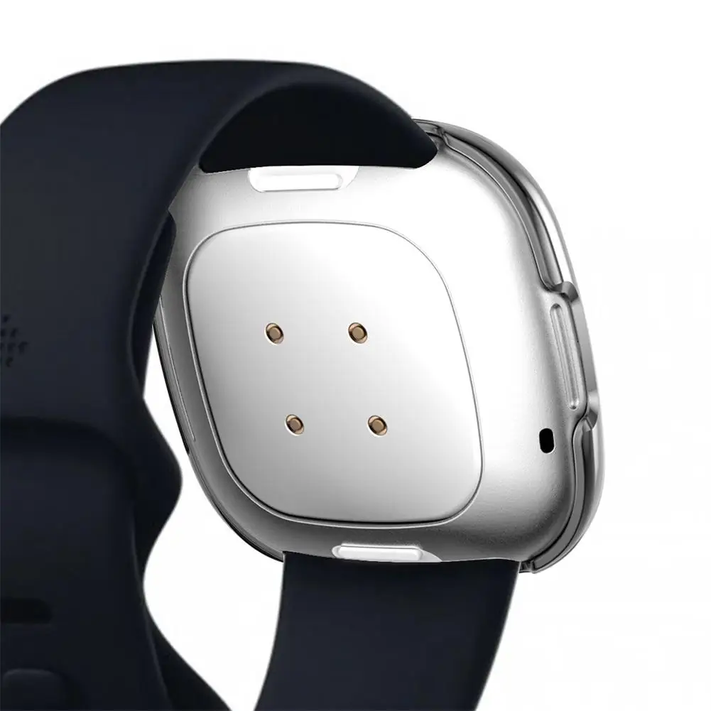 

High Quality Bling Protective Case TPU Bumper Frame Screen Protector For Fitbit 3 /Sense