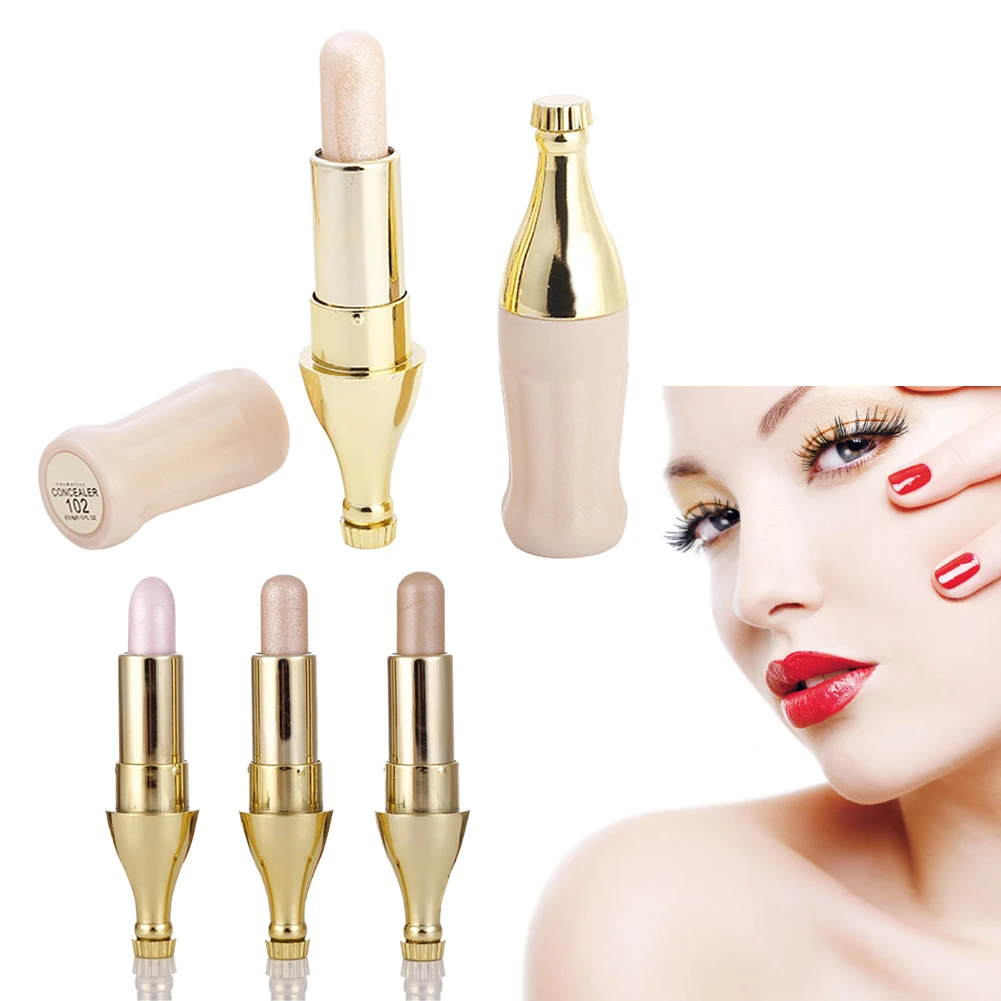 

Professional Women Facial Highlighter Shimmer Stick Matte Waterproof Long Lasting Non-fading Brighten Contouring Highlight Stick