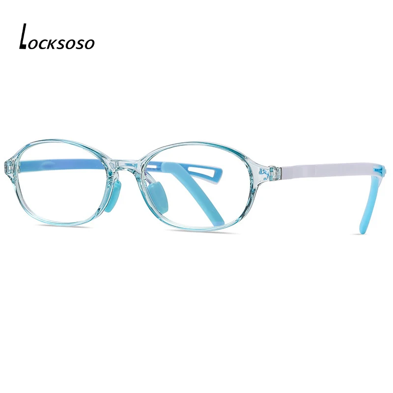LOCKSOSO Anti Blue Light Radiation Glasses For Children Kids Boy Girl Computer Gaming Glasses Blue Ray Glasses Oculos Infantil