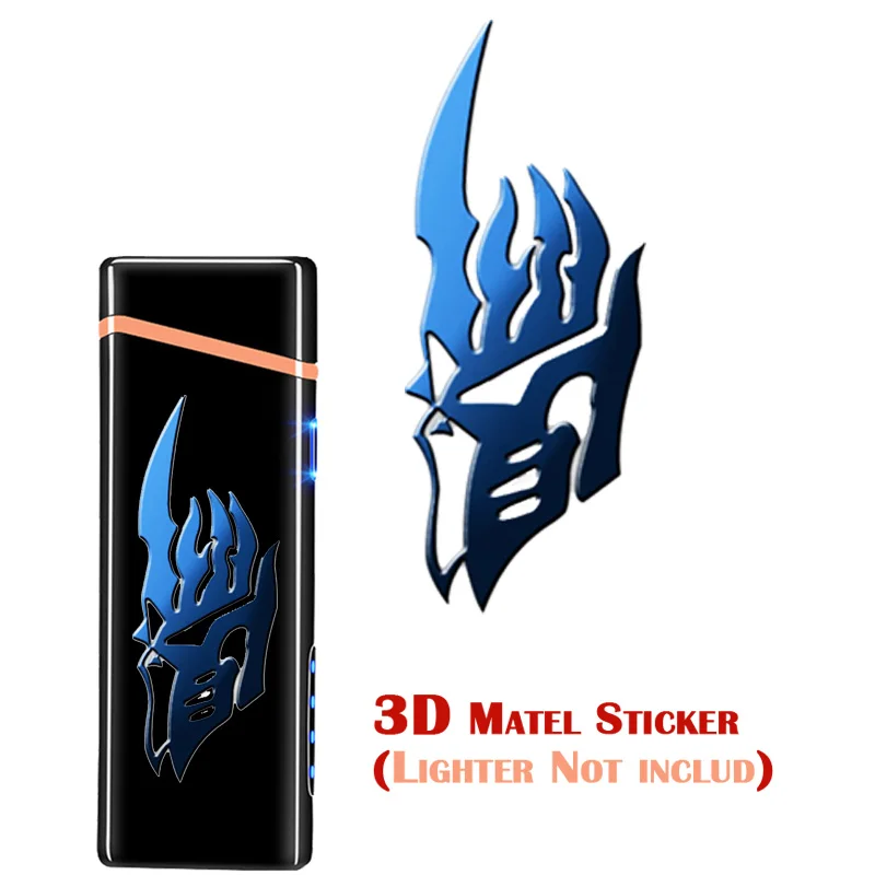 WKL Tag Blue Отпечаток пальца курительная электрическая зажигалка с гнездом usb двойная дуга плазма перезаряжаемая металлическая сигаретная Зажигалка сигара 2 дуги Зажигалка труба свеча - Color Name: WKL Tag Blue