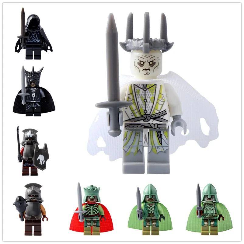 8 шт./компл. Lego Властелин Колец ведьмы-король Dead Мордор экшн Minifigured строительные