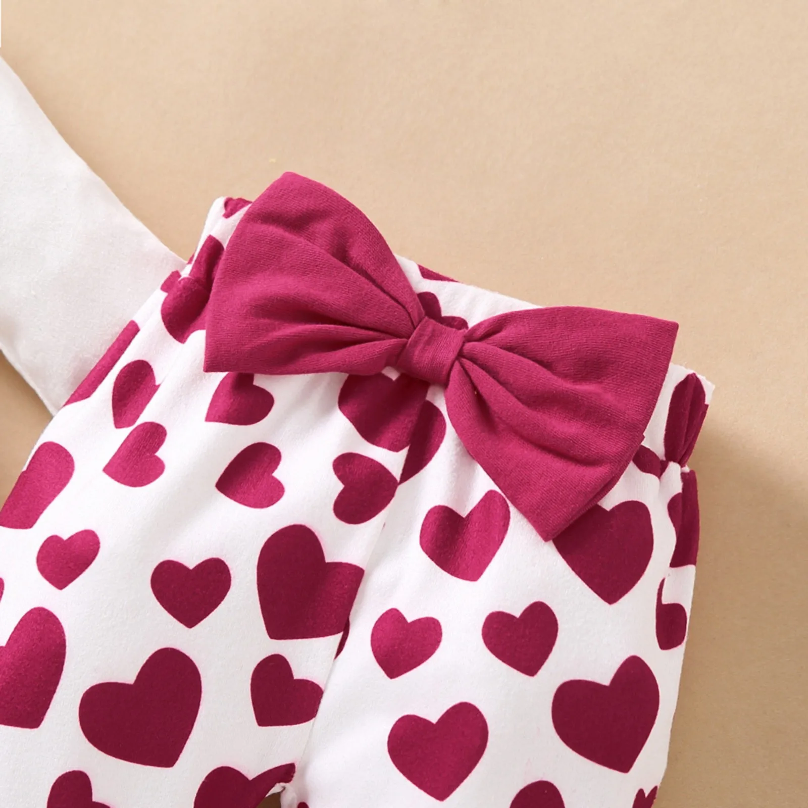 3 шт. детское боди с принтом в виде сердца на возраст 0-18 месяцев | Детская одежда и