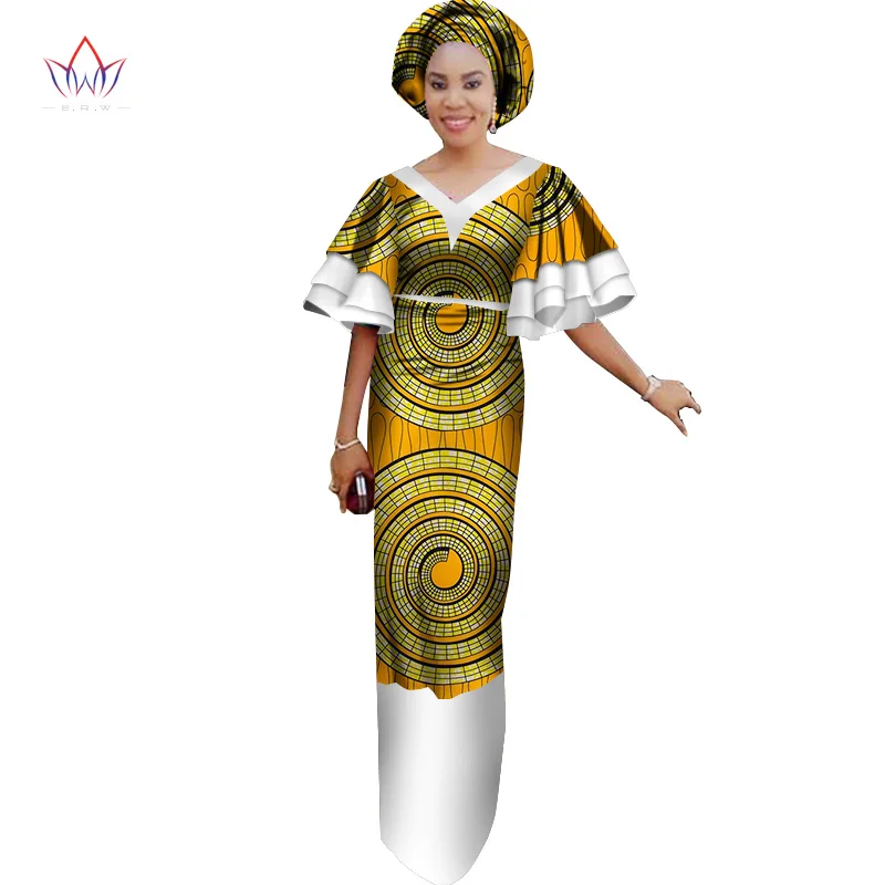 Африка Базен 2021 летнее платье Глубокий v-образный вырез на шее сексуальный для