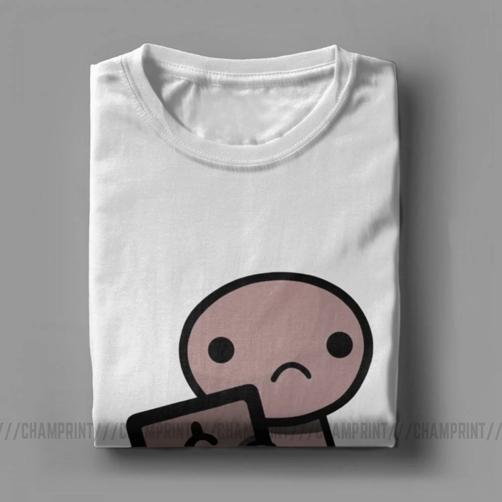 Винтажная Мужская футболка с круглым воротником Isaac Judging You из чистого хлопка