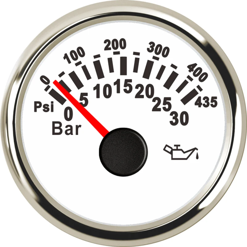 0- 30 бар масляного пресса ure манометр автомобильный Мотоцикл Авто Лодка Грузовик RV