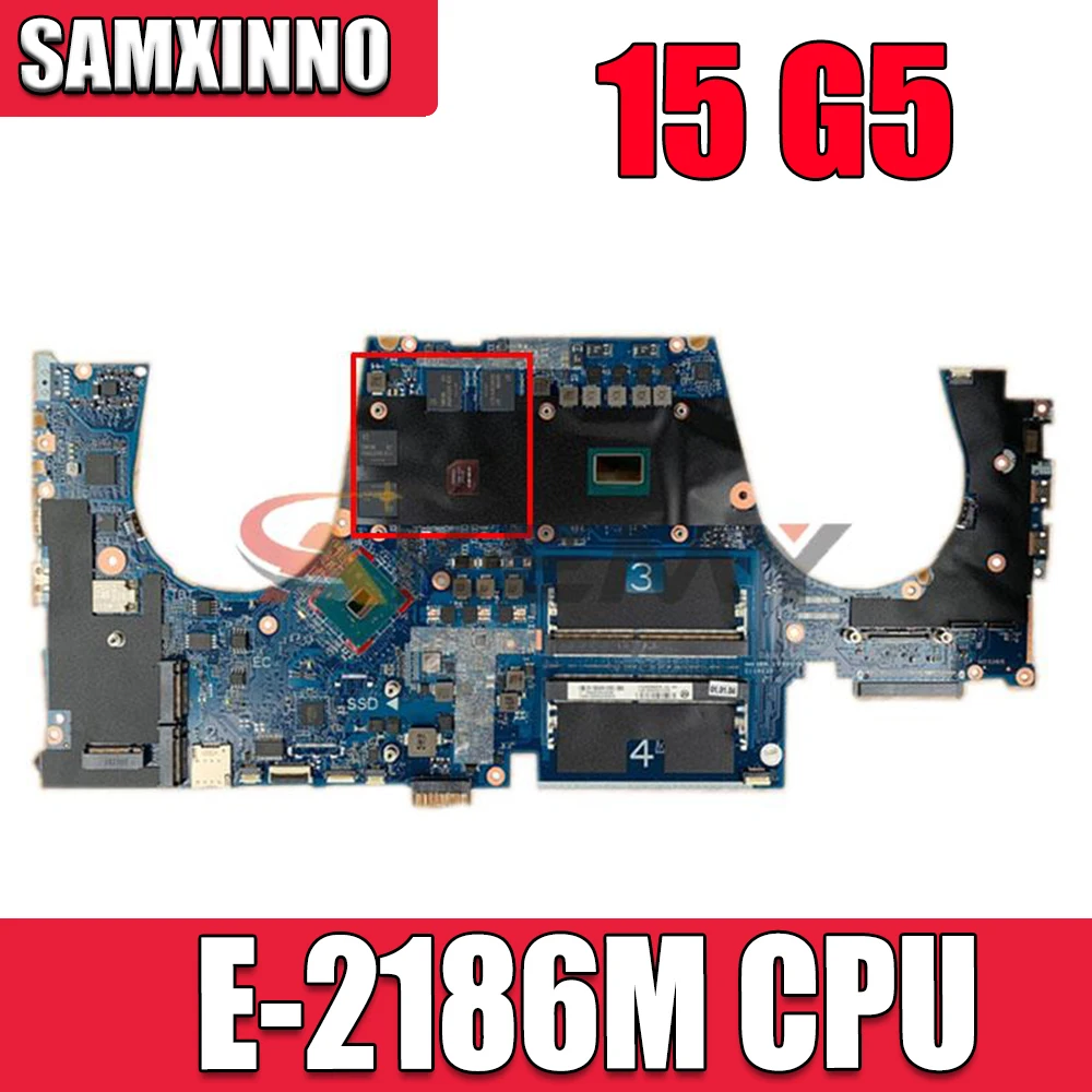 

Материнская плата для ноутбука HP ZBOOK 15 G5, материнская плата DA0XW2MBAG0 L28695-601 SRCKQ E-2186M tesed DDR4