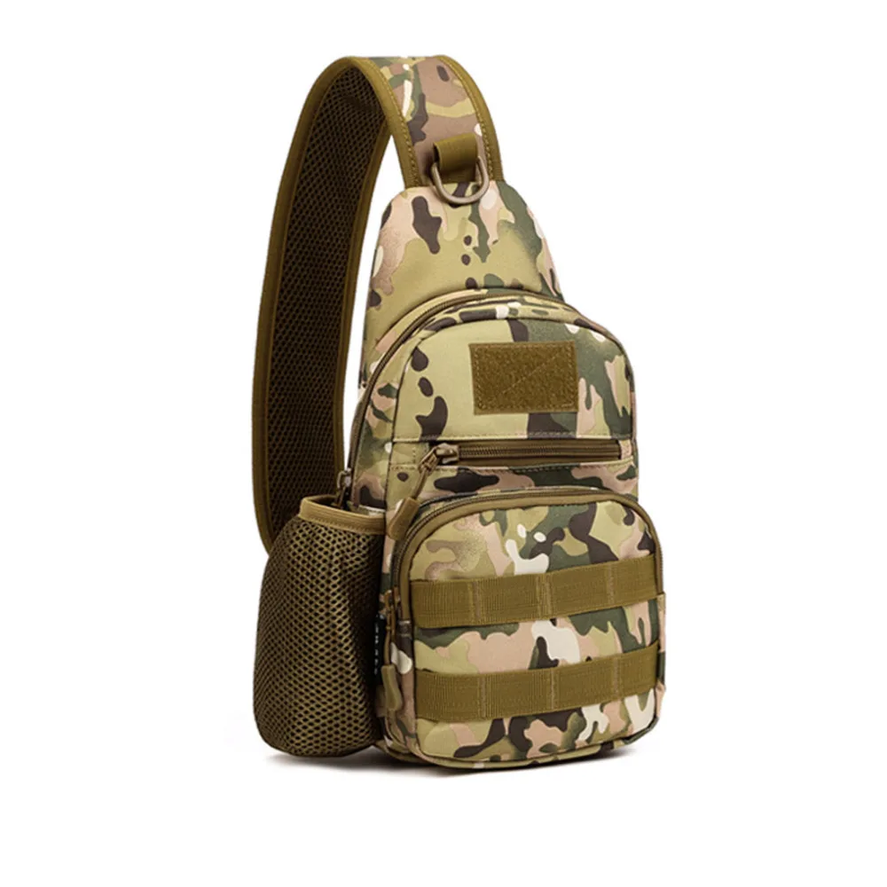 Цена Рюкзак Assualt в стиле милитари, слинг-рюкзак, сумка для бутылки с водой, повседневная нейлоновая сумка высокого качества 1000D, мужские сумки чер...