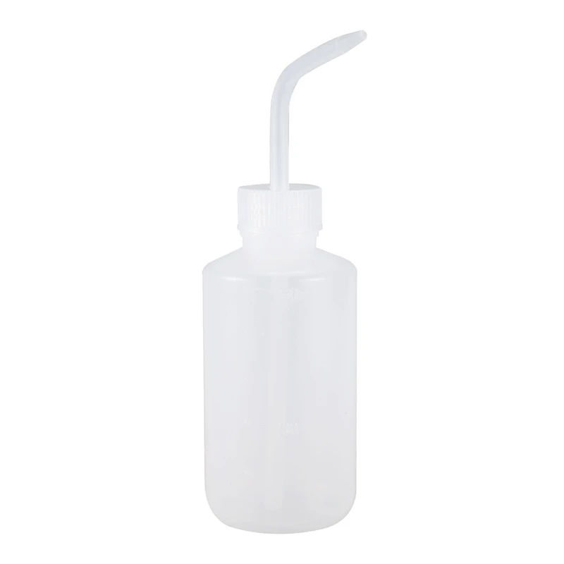 

250mL 8OZ Capacity Tattoo Wash Clear White Plastic Green Soap Squeeze Bottle