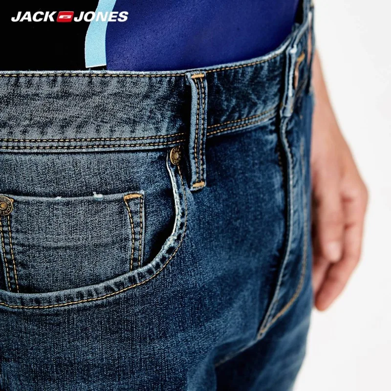 JackJones осенние мужские хлопковые Стрейчевые джинсы джинсовые штаны мужская
