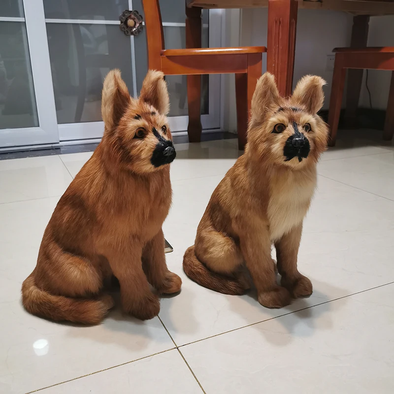 Имитация собаки модель животного украшение волк собака статическая для гостиной