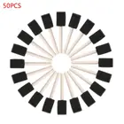 Набор кистей для рисования с деревянной ручкой, пенопласт, 1 дюйм, 25 шт. в упаковке