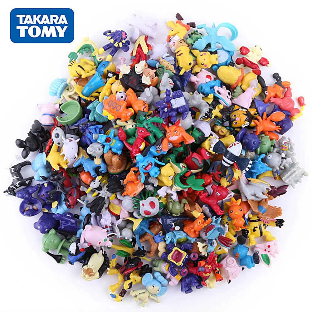 

24-144 PCS Anime Pokemon No Repeats Collection Action Figures Model 2-3CM Mini Pikachu Doll Toys for Children Kids Birthday Gift