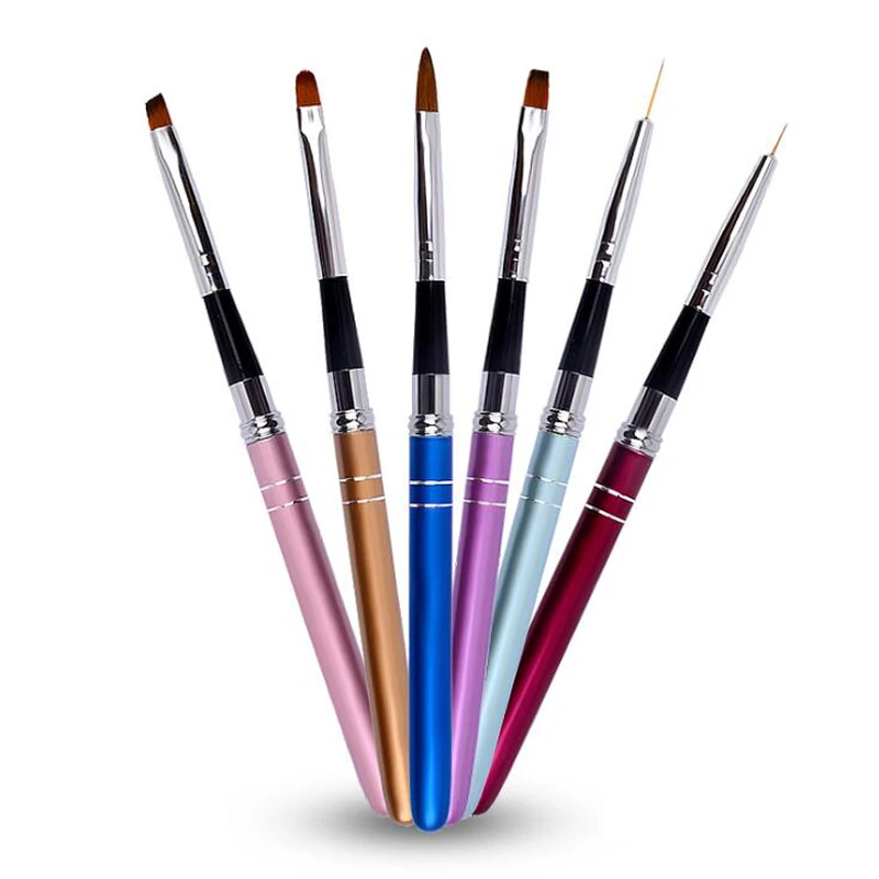

Nail Brushes manicure Tools Nail Brush Manicure Brush Metal Pen Holder Painting Brush For Nail Phototherapy Brushes Manicure