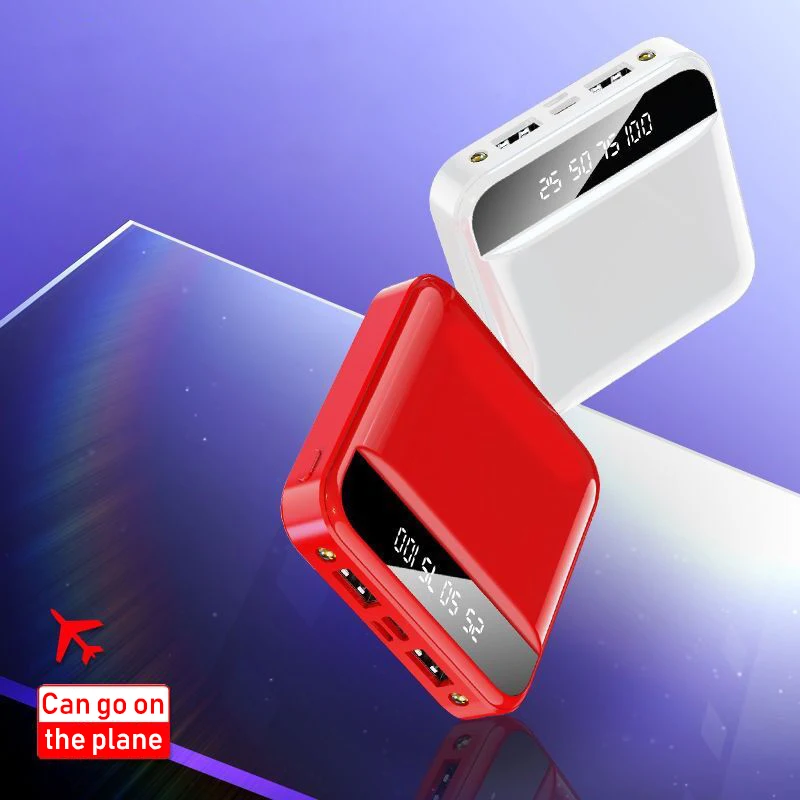 Горячая mi ni power Bank 30000mAh bank зарядное устройство с двумя usb портами Внешняя батарея