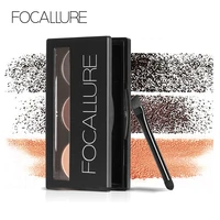 focallure eye brow makeup set 3 in 1 waterproof eye shadow eyebrow powder make up palette women beauty cosmetics