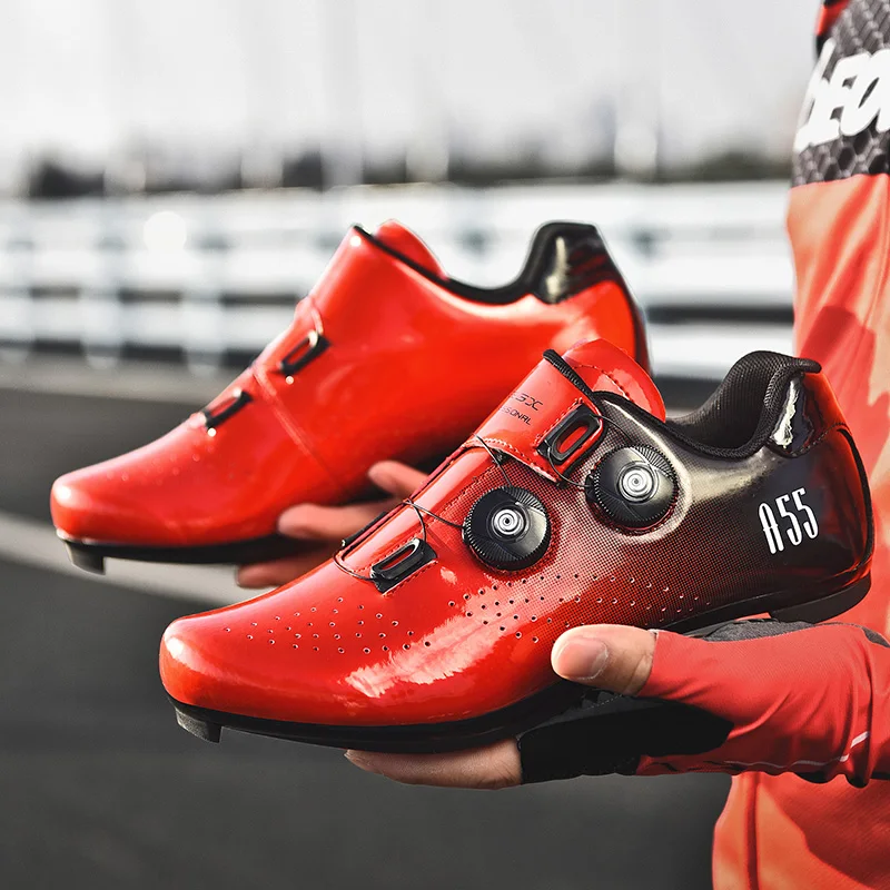 

2021UANK Classic Cycling Shoes Men's SPD Road Cycling Sneakers Professional Outdoor Sports Self-Locking Ultralight Cycling Shoes